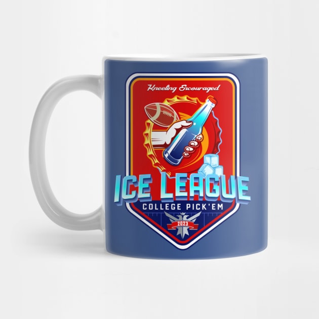 Ice League Fantasy Football College Pick'Em 2023 - Front Design by Blake Dumesnil Designs